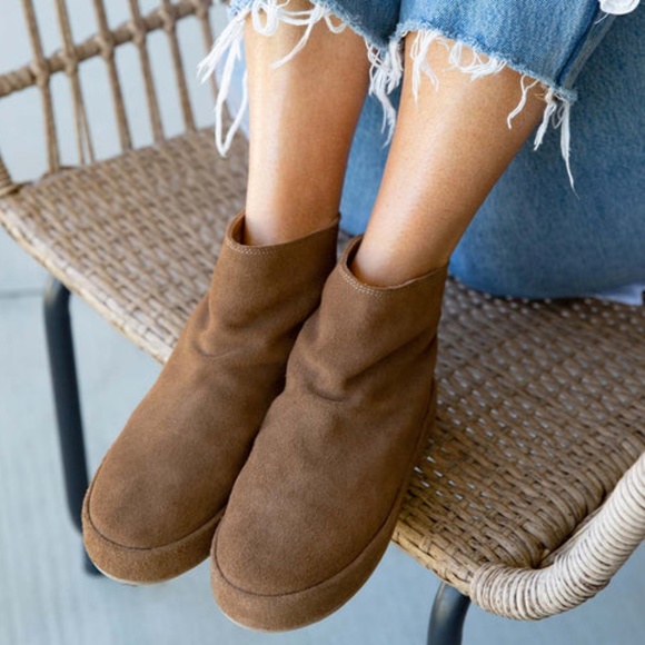 Beek Jaeger Suede Sneaker Booties - Picture 1 of 6